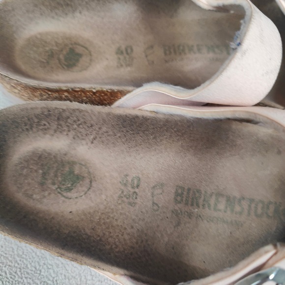 Birkenstock Franca Vegan Sandals Womens 40 US 9-9.5 Light Rose‎ Pink Strappy - Picture 3 of 9